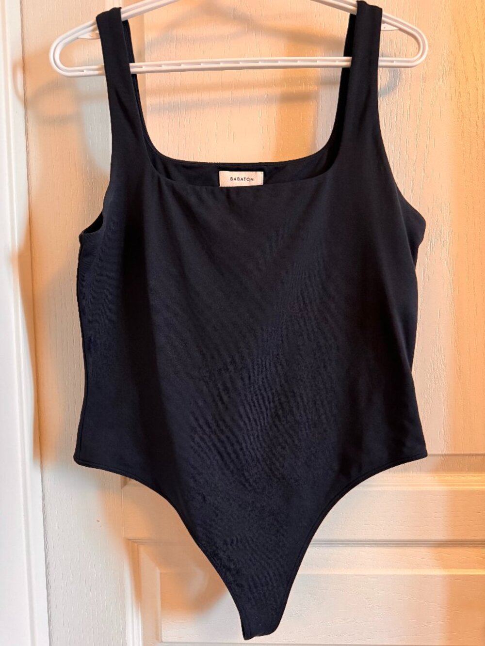 Aritzia Babaton Square Neck Sleeveless Bodysuit, Black, XL
